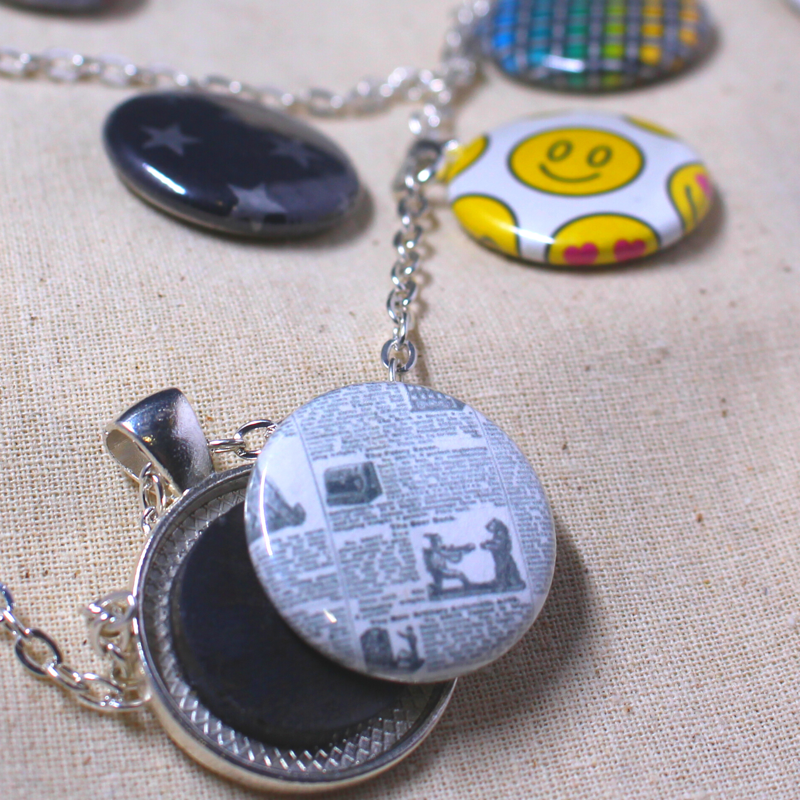 Button Necklace