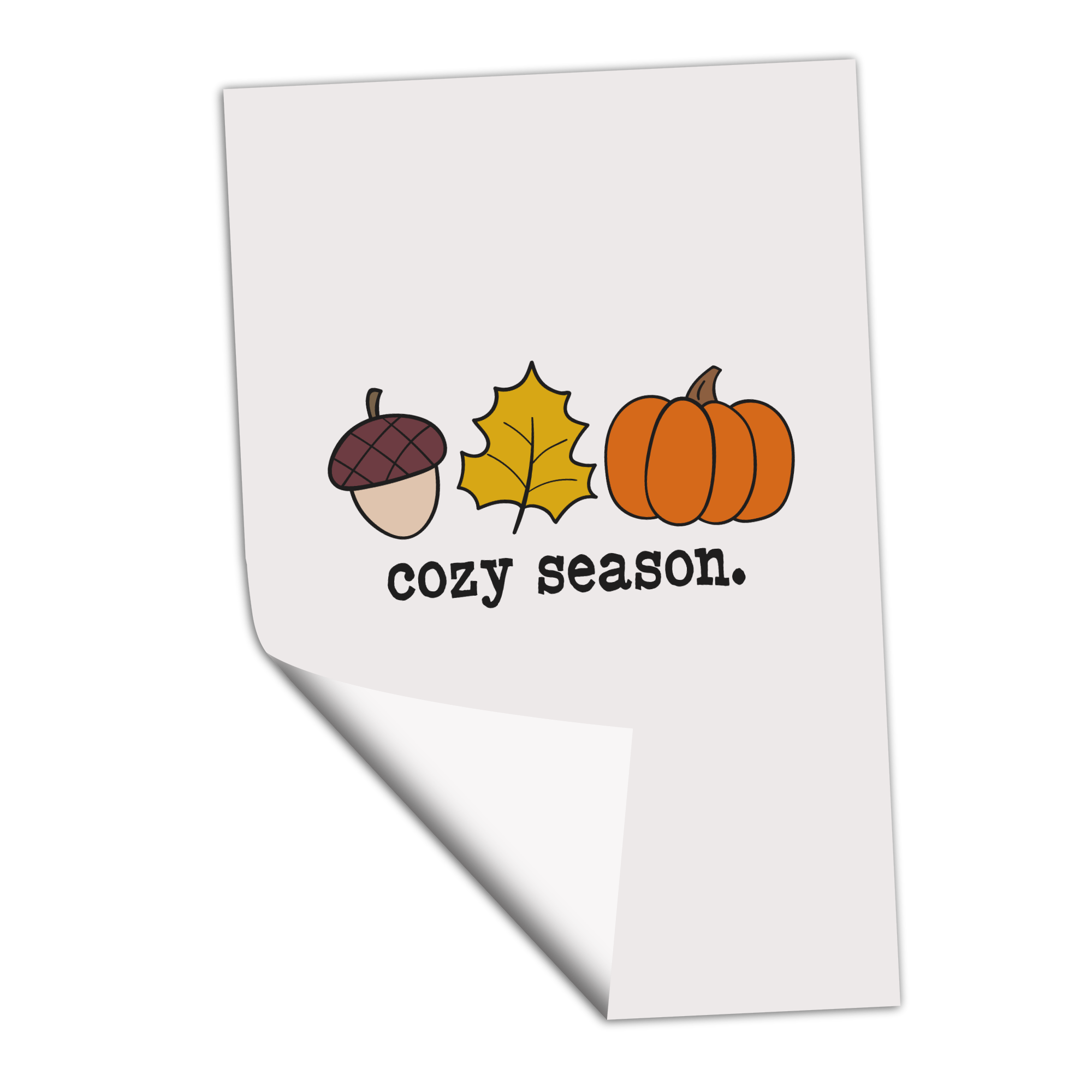 Fall Icons for a Cozy Season - DTF Transfer