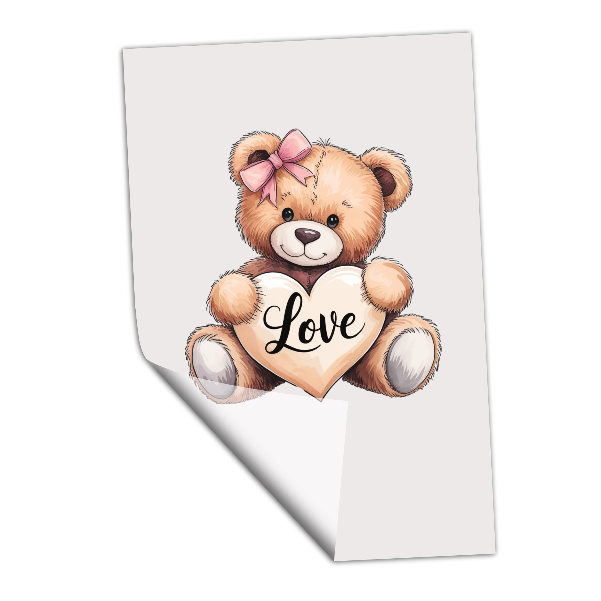 Love Teddy Bear - Transfer