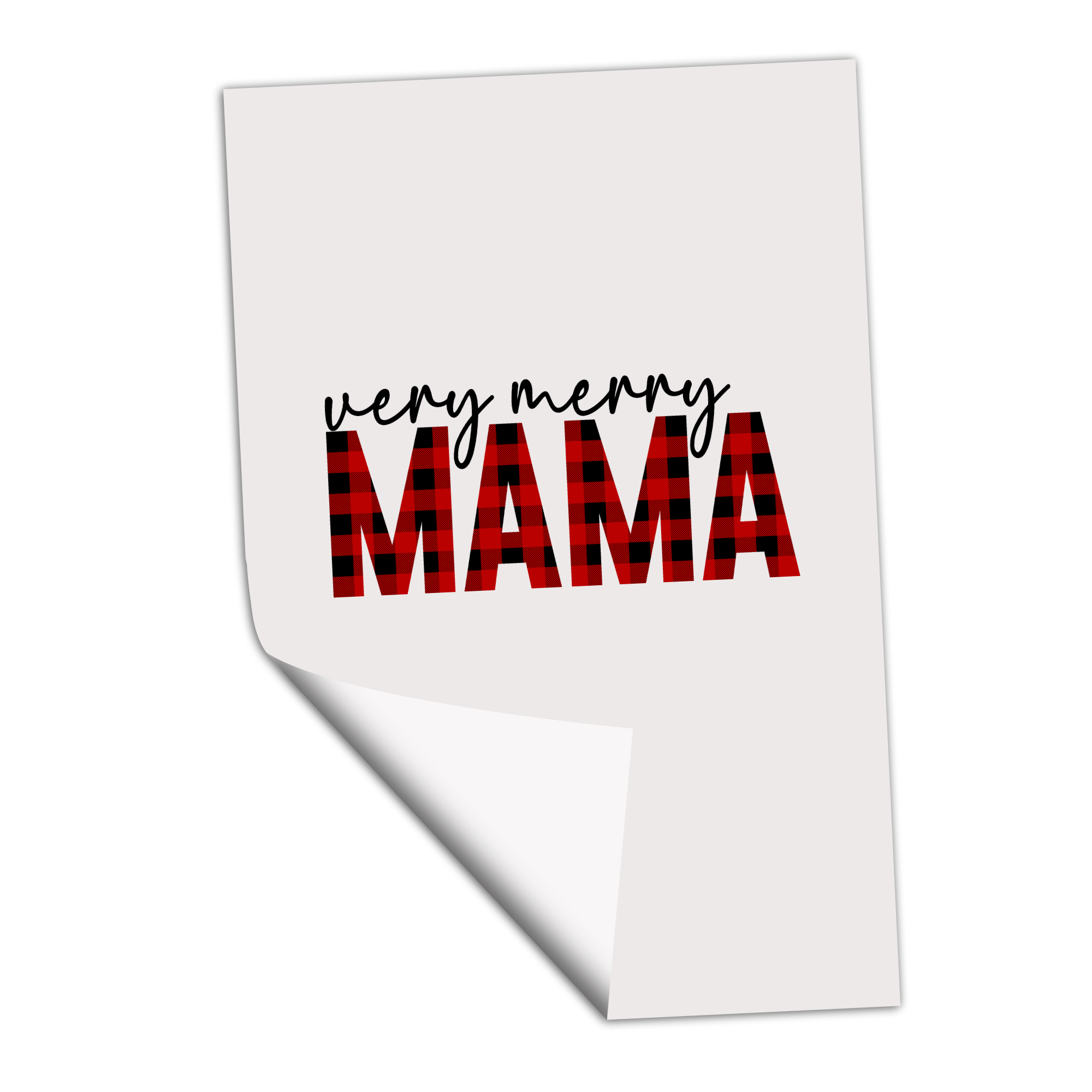 Very Merry Mama Red - Transfer